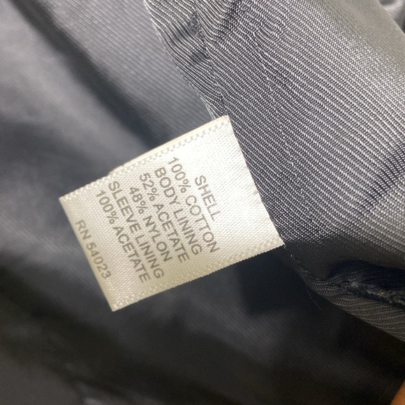 Banana Republic Double Breasted Men’s Peacoat (Black, Size L) - Picture 4 of 14